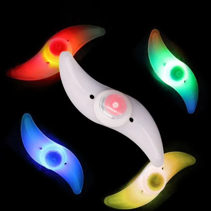 Cyclist's LED Spoke Flashlight