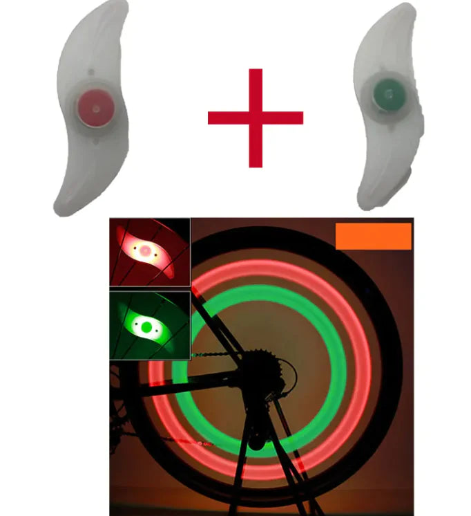 Cyclist's LED Spoke Flashlight