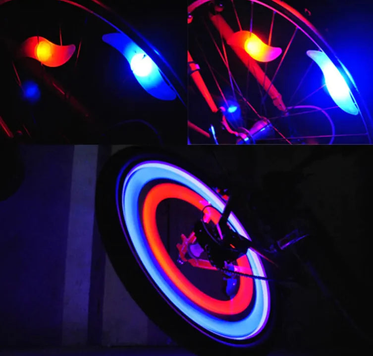 Cyclist's LED Spoke Flashlight
