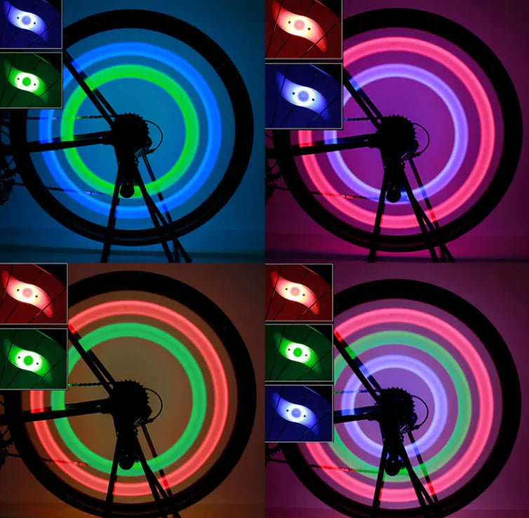Cyclist's LED Spoke Flashlight