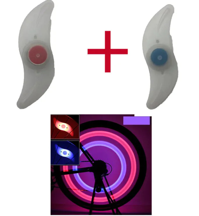 Cyclist's LED Spoke Flashlight