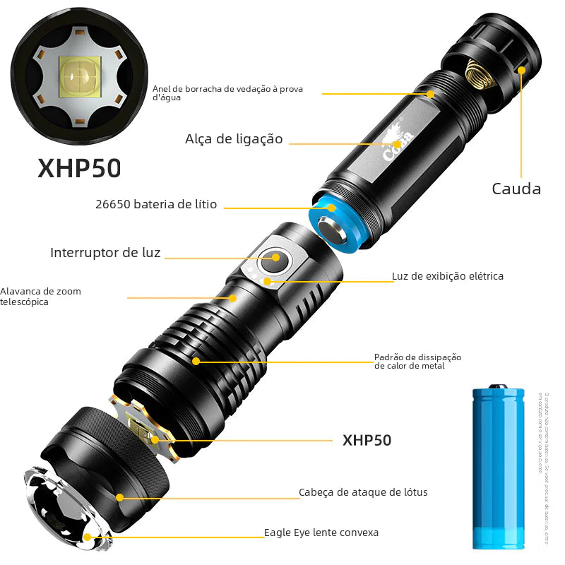 X92 LED Rechargeable Torch