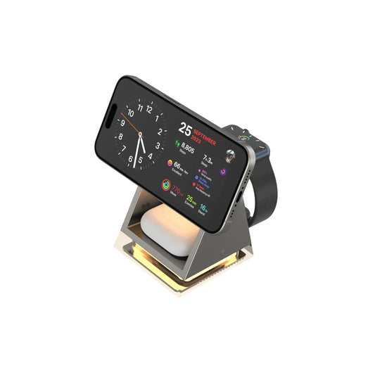 3-in-1 Magnetic Wireless Charger Station